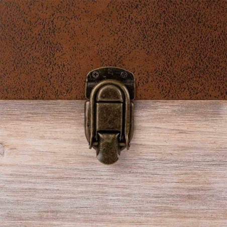 Cassapanca Alexandra House Living Marrone Poliuretano Legno MDF 40 x 3