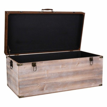 Storage chest with seat Alexandra House Living Brown Polyurethane MDF