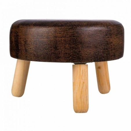Kruk Alexandra House Living Bruin Polyurethaan Hout MDF 40 x 29 x 40 c