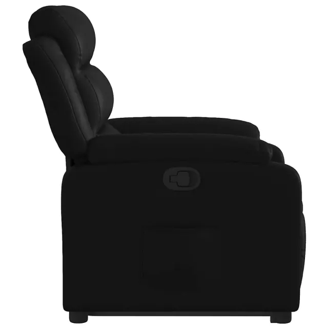 Fauteuil inclinable Noir Similicuir