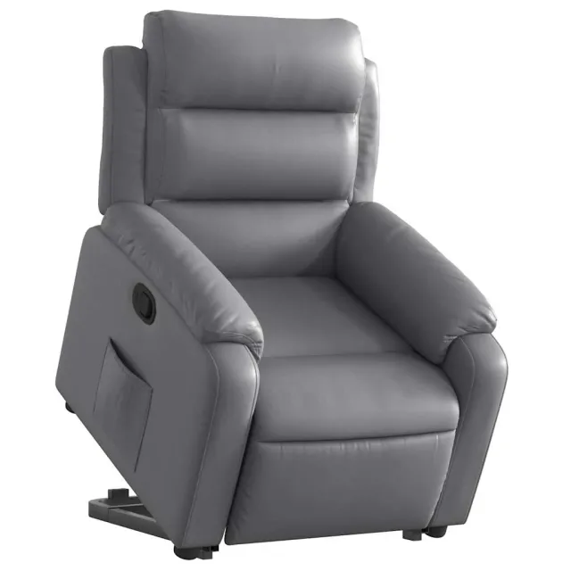 Fauteuil inclinable Gris Similicuir