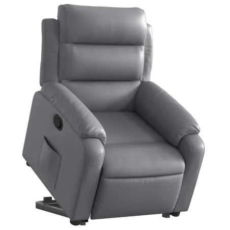 Fauteuil inclinable Gris Similicuir