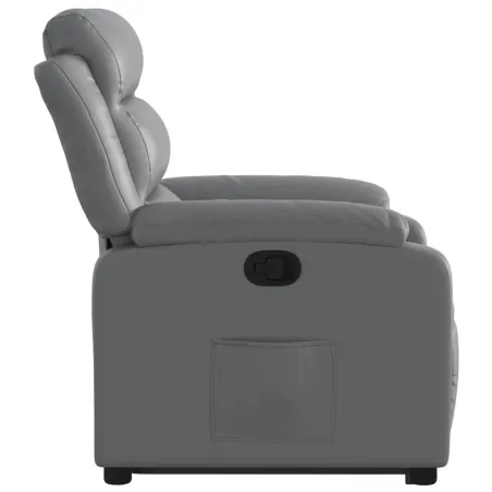 Fauteuil inclinable Gris Similicuir