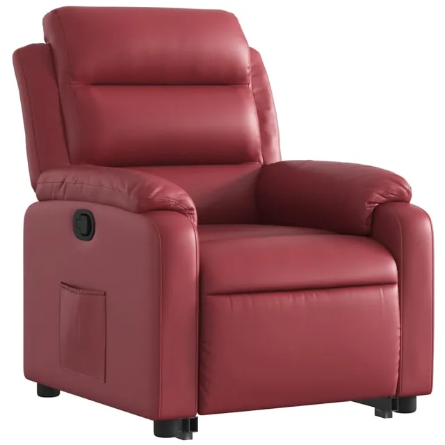 Fauteuil inclinable Rouge bordeaux Similicuir