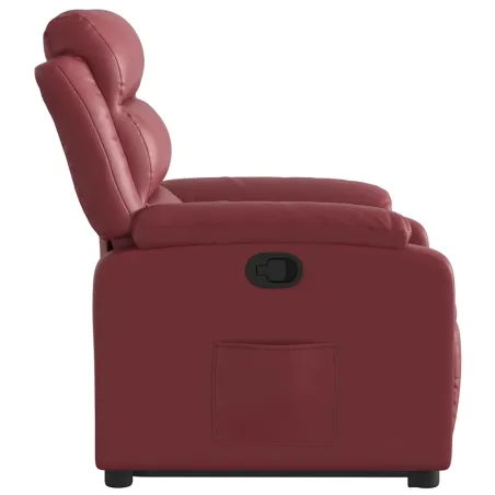Fauteuil inclinable Rouge bordeaux Similicuir