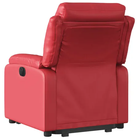 Fauteuil inclinable Rouge Similicuir