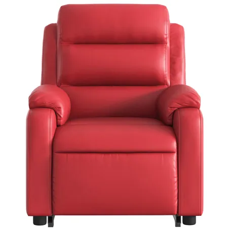 Fauteuil inclinable Rouge Similicuir