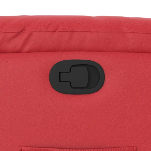 Fauteuil inclinable Rouge Similicuir