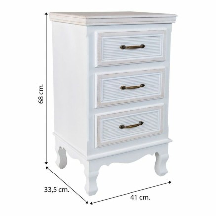 Mesita de Noche Alexandra House Living 33 x 68 x 41 cm 2