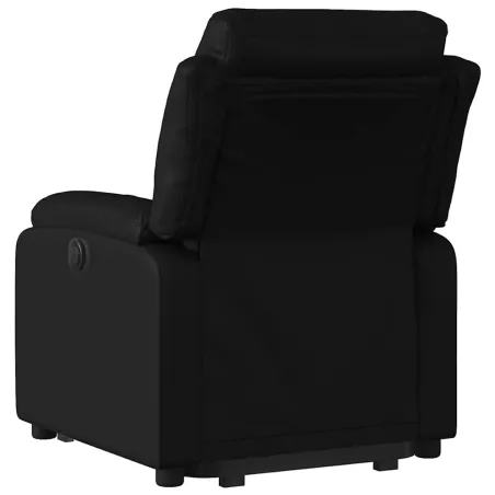 Fauteuil inclinable électrique noir similicuir