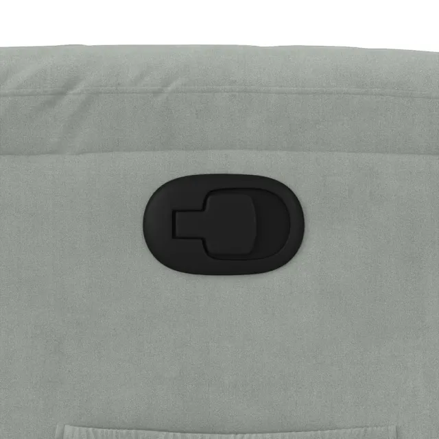 Fauteuil inclinable Gris clair Velours