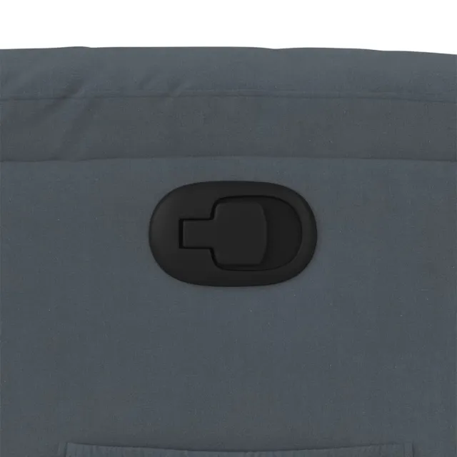 Fauteuil inclinable Gris foncé Velours