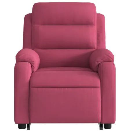 Fauteuil de massage inclinable Rouge bordeaux Velours