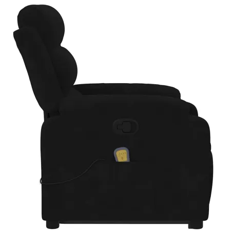 Fauteuil de massage inclinable Noir Velours