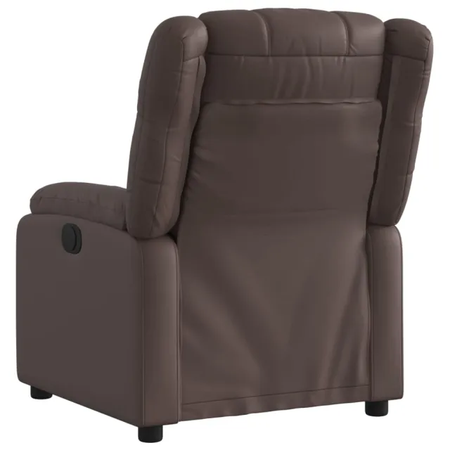 Fauteuil inclinable électrique Marron Similicuir