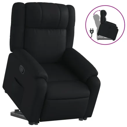 Fauteuil inclinable Noir Similicuir 2