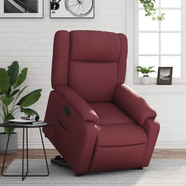 Fauteuil inclinable Rouge bordeaux Similicuir