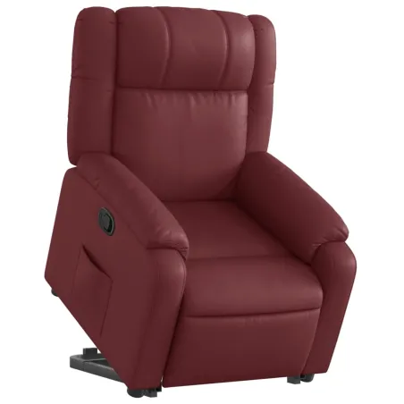 Fauteuil inclinable Rouge bordeaux Similicuir