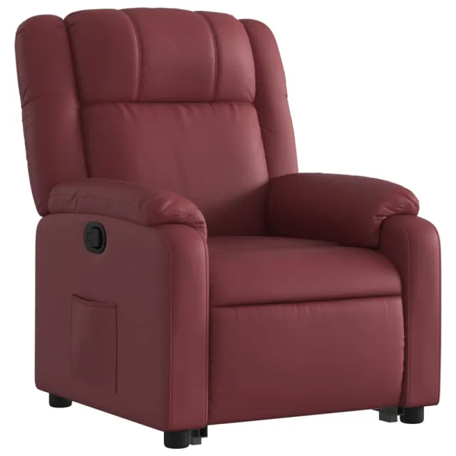 Fauteuil inclinable Rouge bordeaux Similicuir