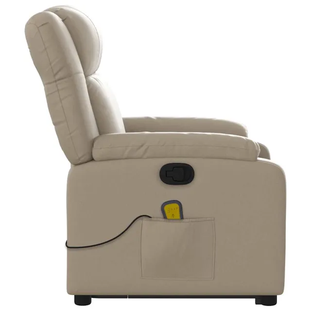 Fauteuil inclinable de massage Cappuccino Similicuir