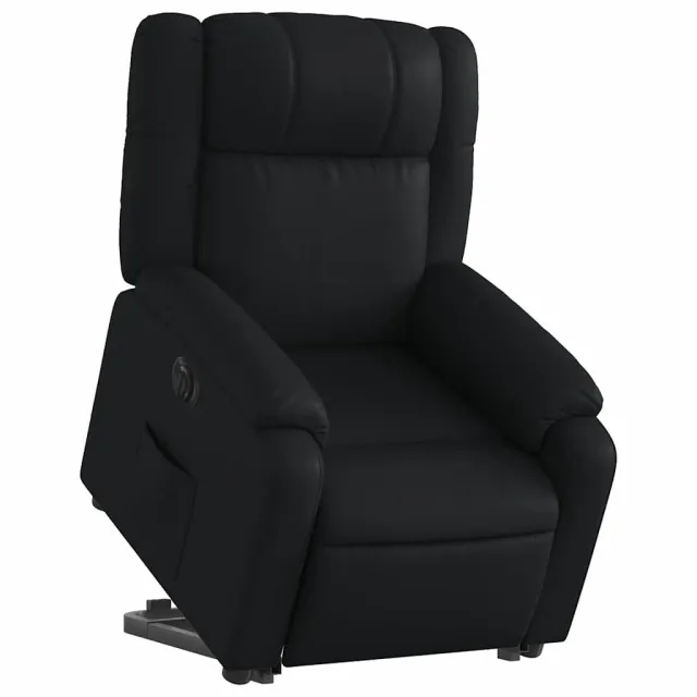 Fauteuil inclinable électrique noir similicuir