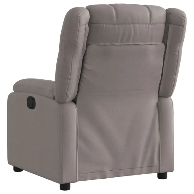 Fauteuil inclinable électrique Taupe Tissu