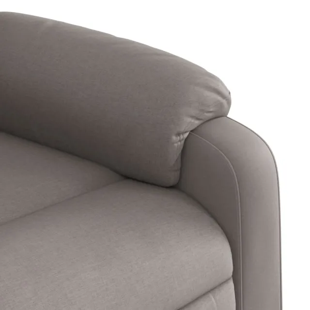 Fauteuil inclinable électrique Taupe Tissu