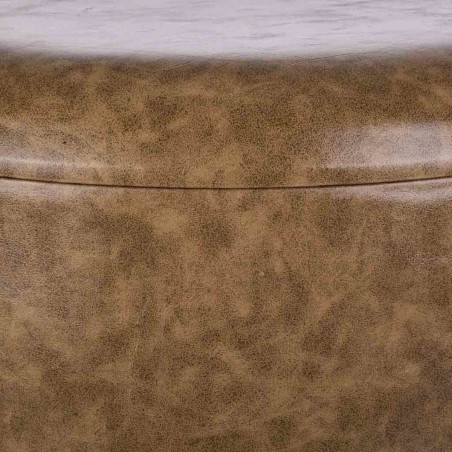 Hocker Alexandra House Living Grau Polyurethan Holz MDF 40 x 42 x 40 c