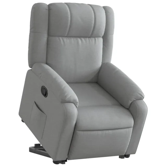 Fauteuil inclinable Gris clair Tissu