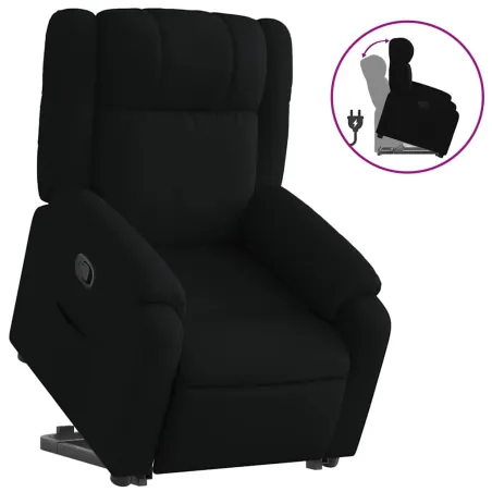 Fauteuil inclinable noir tissu