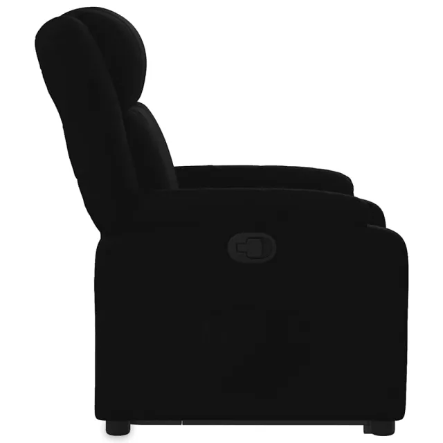 Fauteuil inclinable noir tissu