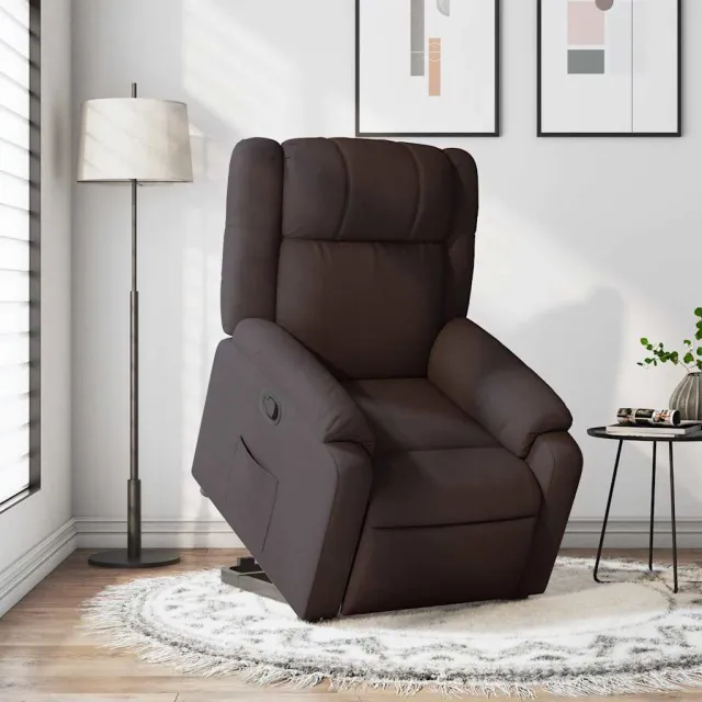 Fauteuil inclinable Marron Tissu