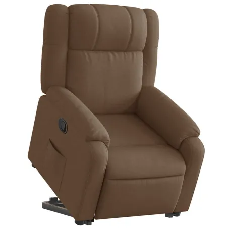 Fauteuil inclinable Marron Tissu