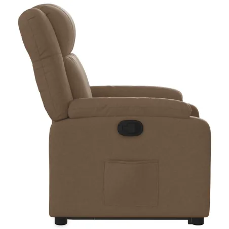 Fauteuil inclinable Marron Tissu