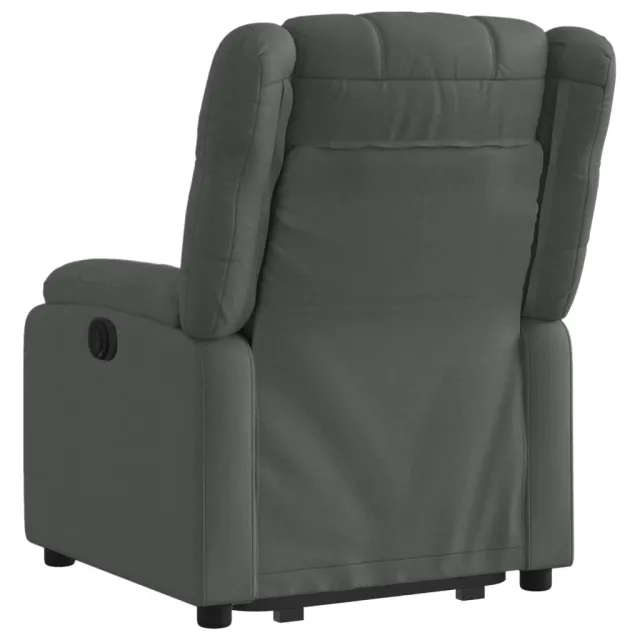 Fauteuil inclinable électrique gris foncé tissu