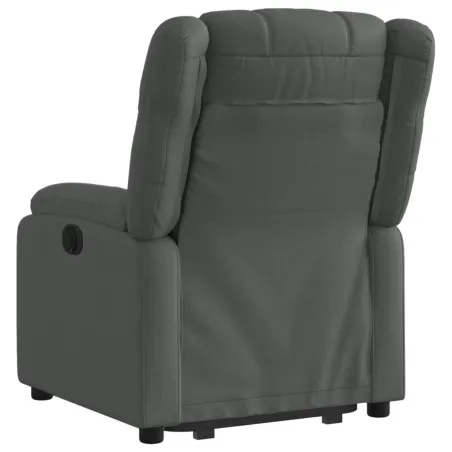Fauteuil inclinable électrique gris foncé tissu