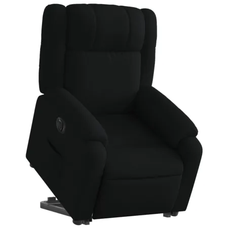 Fauteuil inclinable électrique noir tissu