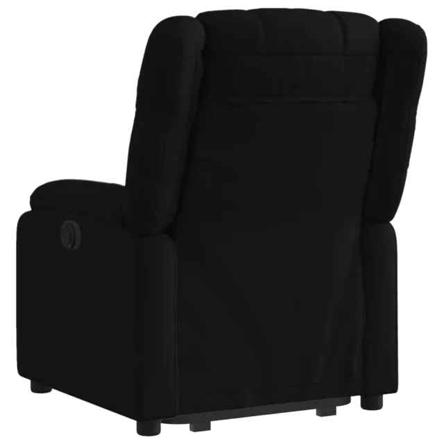 Fauteuil inclinable électrique noir tissu