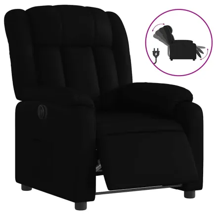 Fauteuil inclinable électrique Noir Similicuir 2