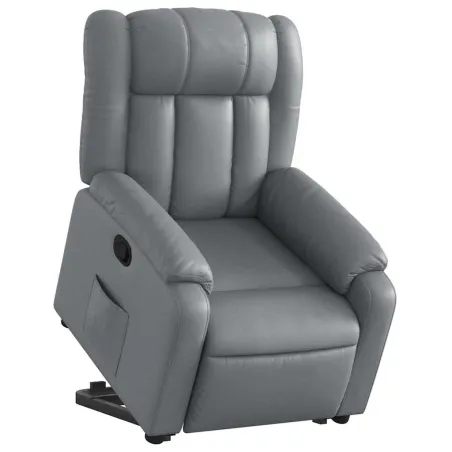 Fauteuil inclinable Gris Similicuir