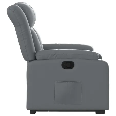 Fauteuil inclinable Gris Similicuir