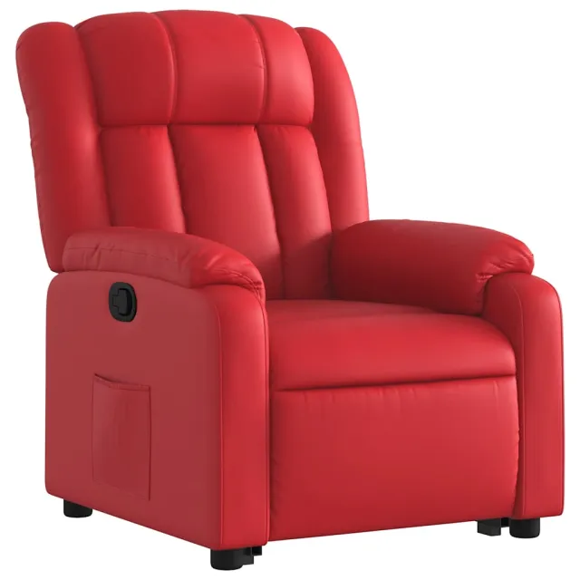Fauteuil inclinable Rouge Similicuir