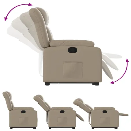 Fauteuil inclinable Cappuccino Similicuir