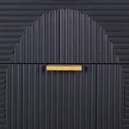Cómoda Alexandra House Living Dorado Gris oscuro Madera MDF 36 x 100