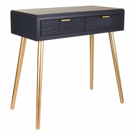 Recibidor con Cajones Alexandra House Living Gris Dorado 41 x 78 x 82