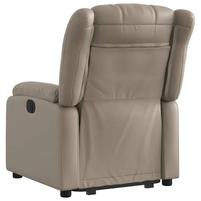 Fauteuil inclinable électrique cappuccino similicuir
