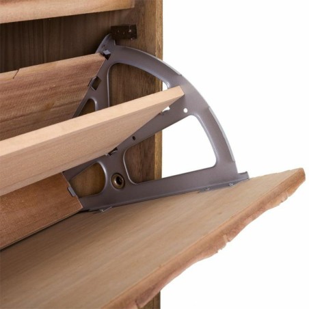 Hocker Alexandra House Living Braun natürlich Paulonia-Holz Holz MDF