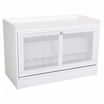 Kruk Alexandra House Living Zilverkleurig Hout MDF 38 x 53 x 80 cm Sch