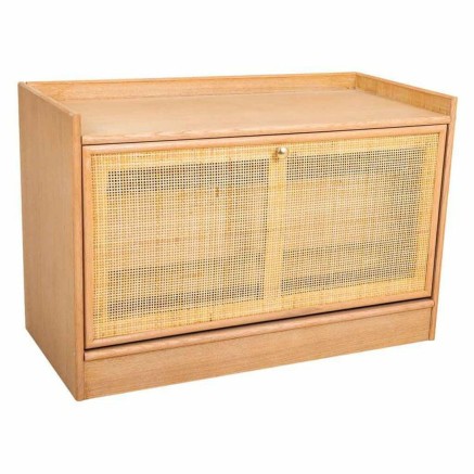 Kruk Alexandra House Living Natuurlijk Hout MDF 38 x 53 x 80 cm Schoen