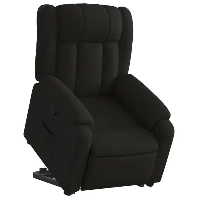 Fauteuil inclinable noir tissu